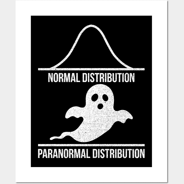 Funny Data Analyst Curve Paranormal Analytic Analysis Wall Art by merchmafia